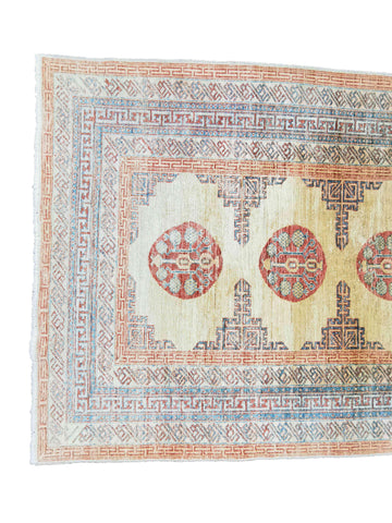 270 x 190 cm Kazak Modern Beige Rug - Rugmaster