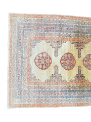 270 x 190 cm Kazak Beige Rug - Rugmaster