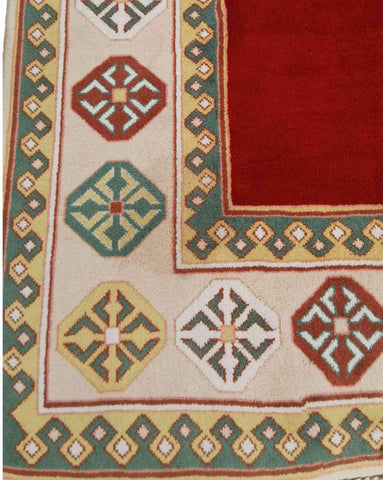270 x 198 cm Tunisian Tribal Red Rug - Rugoutlet