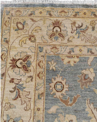 273 x 223 cm Ziegler Antique Blue Large Rug - Rugmaster