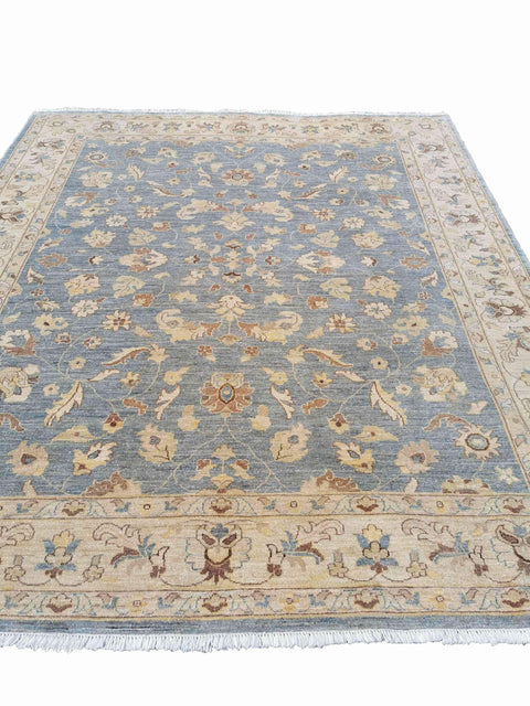 273 x 223 cm Ziegler Antique Blue Large Rug - Rugmaster