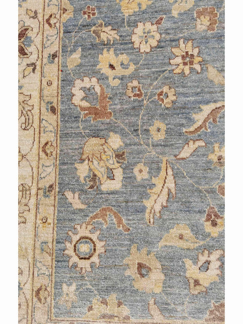273 x 223 cm Ziegler Antique Blue Large Rug - Rugmaster