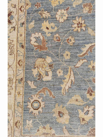 273 x 223 cm Ziegler Antique Blue Large Rug - Rugmaster