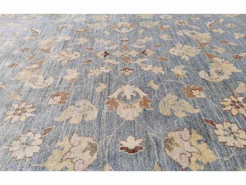 273 x 223 cm Ziegler Antique Blue Large Rug - Rugmaster
