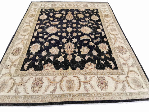 273 x 252 cm Ziegler Antique Black Large Rug - Rugmaster