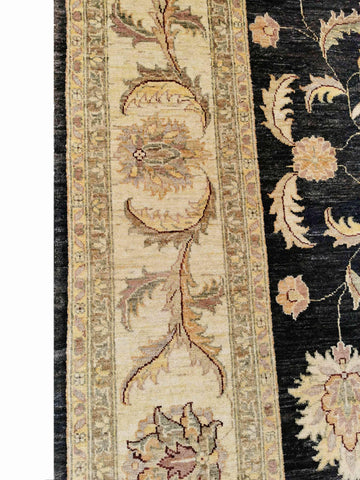 273 x 252 cm Ziegler Antique Black Large Rug - Rugmaster