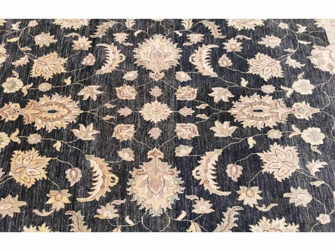 273 x 252 cm Ziegler Antique Black Large Rug - Rugmaster