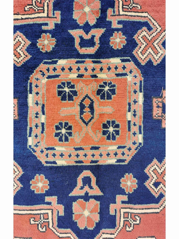 274 x 207 cm Fine Afghan Karegah Tribal Blue Large Rug - Rugmaster