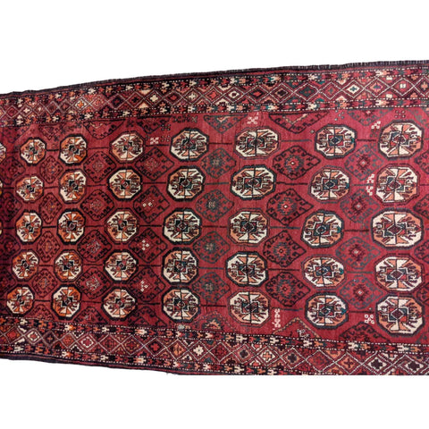 275 x 125 cm Persian Baluch Traditional Red Rug - Rugoutlet