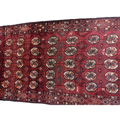 275 x 125 cm Persian Baluch Traditional Red Rug - Rugmaster