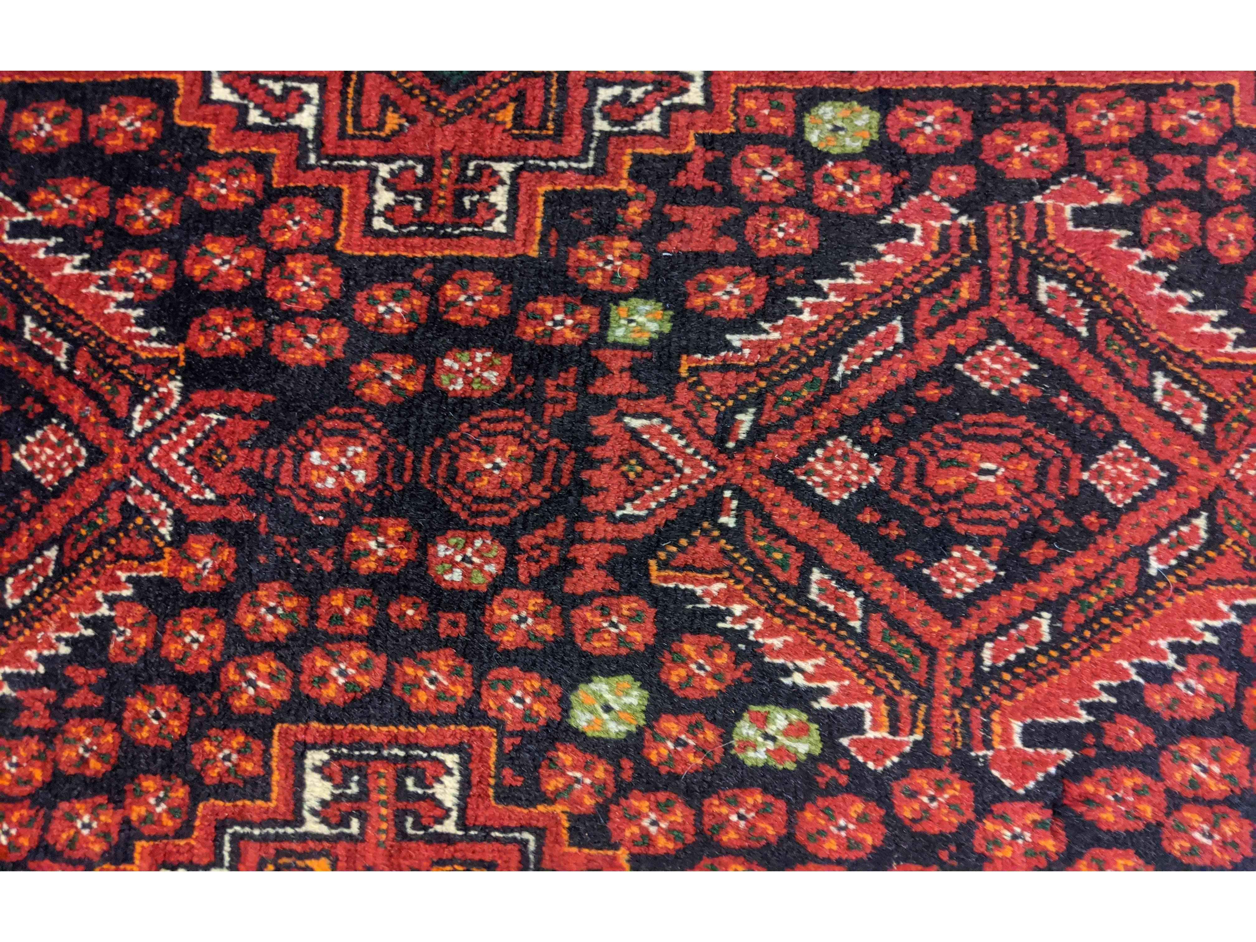 275 x 59 cm Persian Baluch Traditional Red Rug - Rugmaster