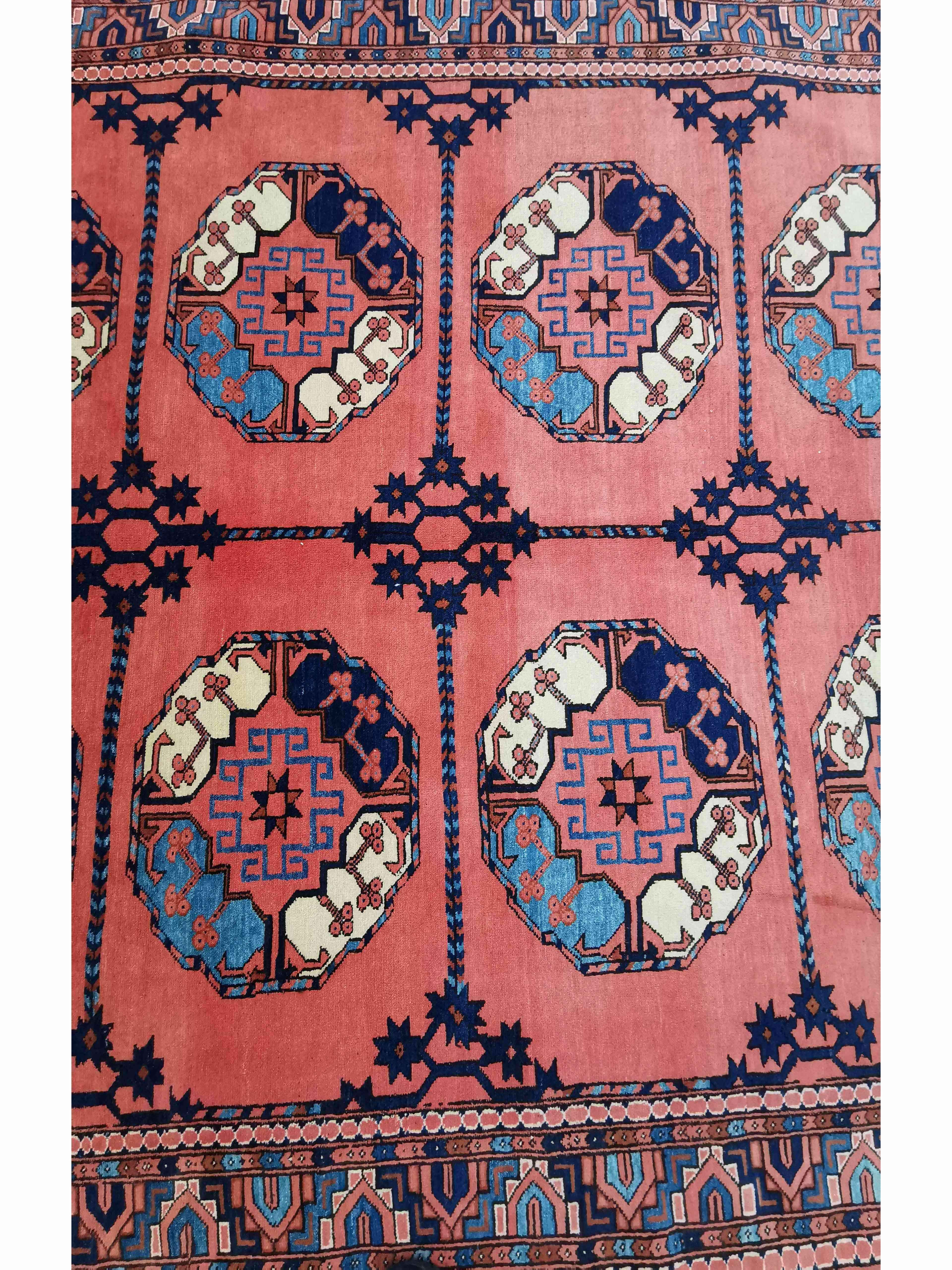 276 x 197 cm Afghan Karegah Tribal Red Large Rug - Rugoutlet