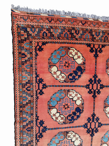 276 x 197 cm Afghan Karegah Tribal Red Large Rug - Rugmaster