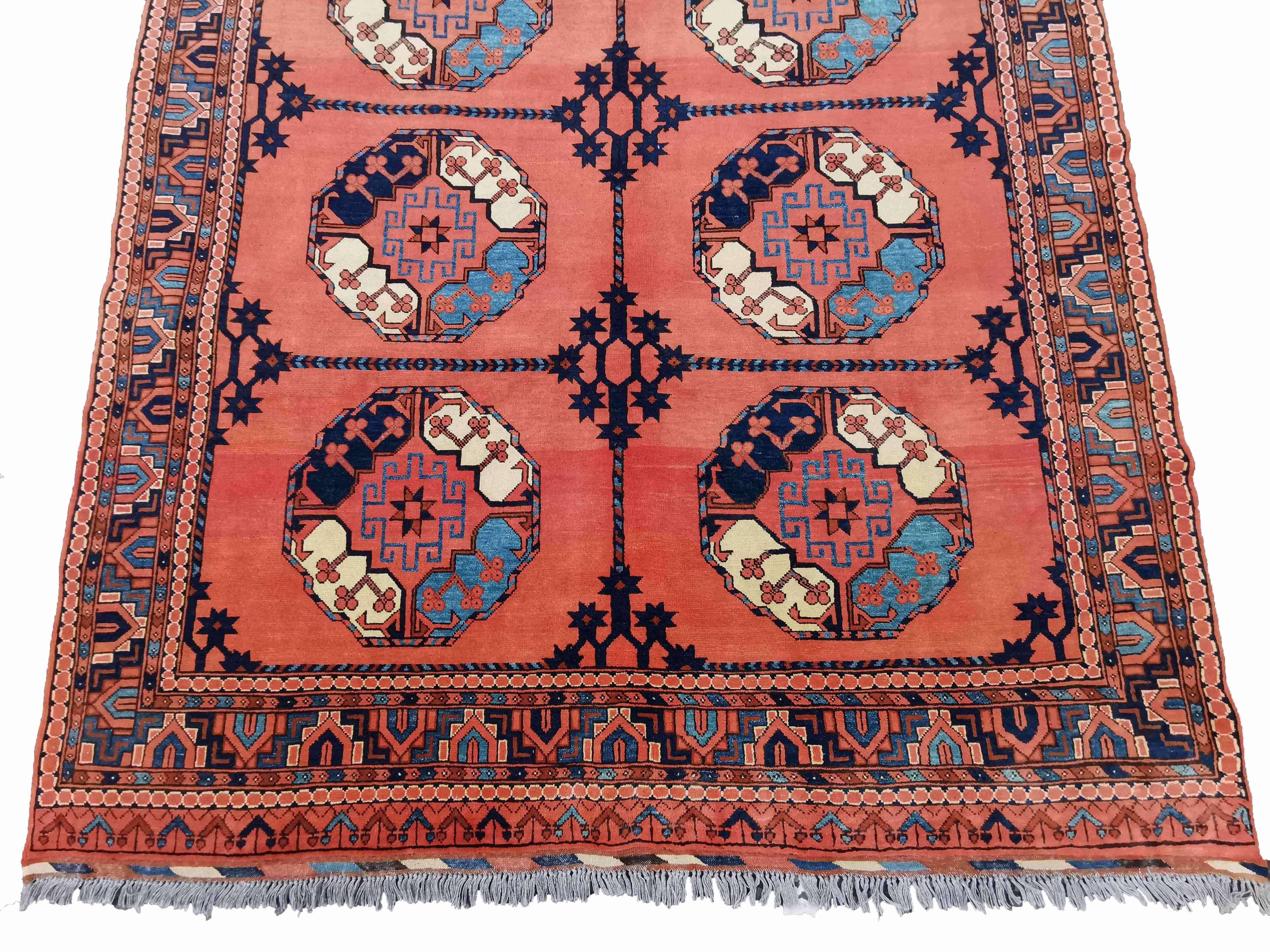 276 x 197 cm Afghan Karegah Tribal Red Large Rug - Rugoutlet