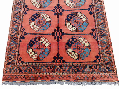 276 x 197 cm Afghan Karegah Tribal Red Large Rug - Rugmaster