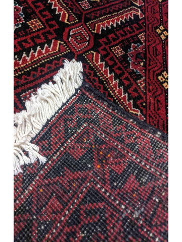 276 x 66 cm Persian Baluch Traditional Red Rug - Rugoutlet