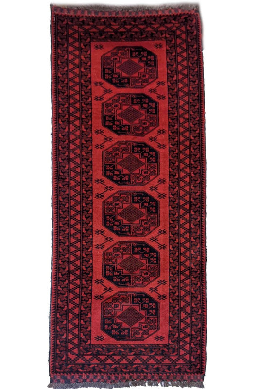 276 x 87 cm Red afghan Tribal Red Rug - Rugoutlet