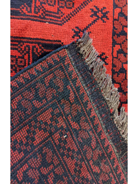 276 x 87 cm Red afghan Tribal Red Rug - Rugoutlet
