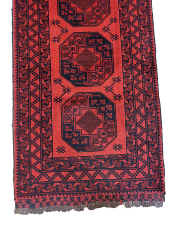 276 x 87 cm Red afghan Tribal Red Rug - Rugoutlet