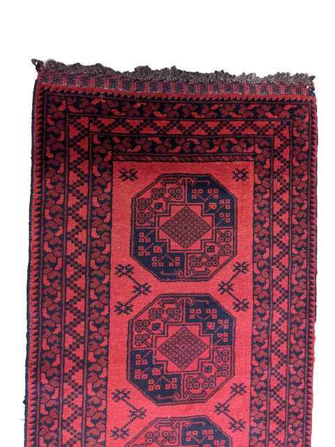 276 x 87 cm Red afghan Tribal Red Rug - Rugoutlet