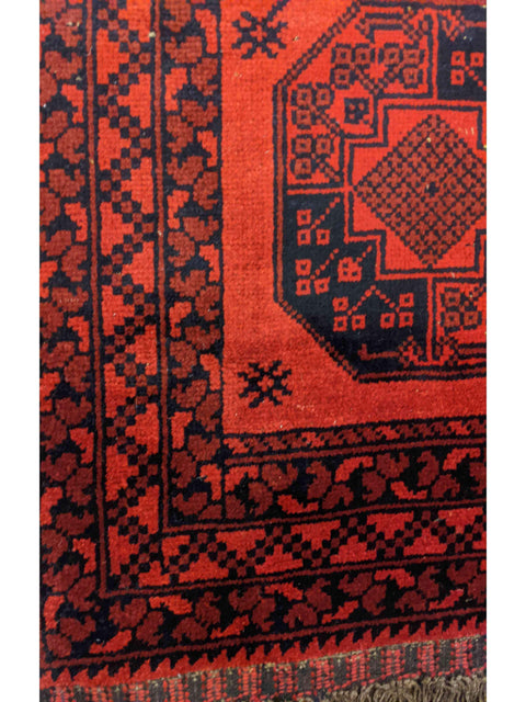 276 x 87 cm Red afghan Tribal Red Rug - Rugoutlet