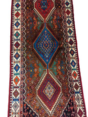 277 x 100 cm Yalameh Tribal Red Rug - Rugmaster