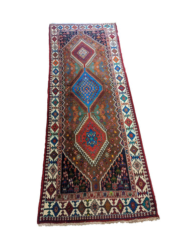 277 x 100 cm Yalameh Tribal Red Rug - Rugoutlet