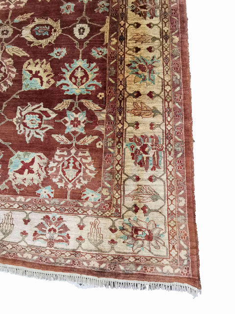 278 x 248 cm Ziegler Antique Red Large Rug - Rugmaster