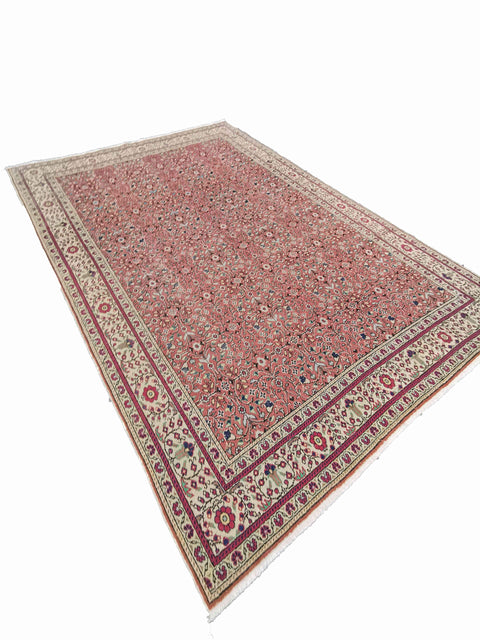 280 x 190 cm Old Anatolian Modern Red Large Rug - Rugmaster
