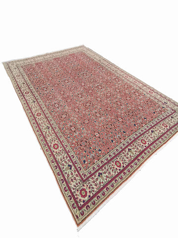 280 x 190 cm Old Anatolian Modern Red Large Rug - Rugmaster