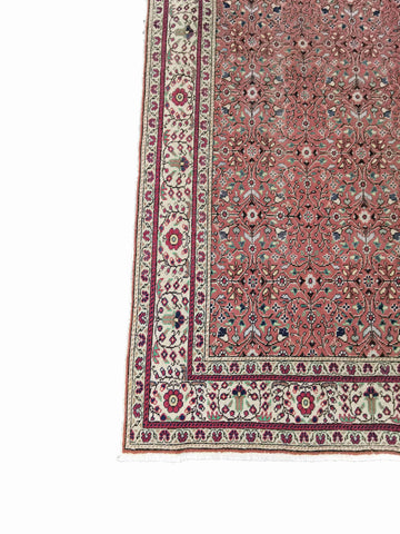 280 x 190 cm Old Anatolian Salmon pink Large Rug - Rugoutlet