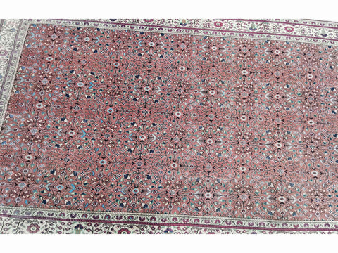 280 x 190 cm Old Anatolian Salmon pink Large Rug - Rugoutlet