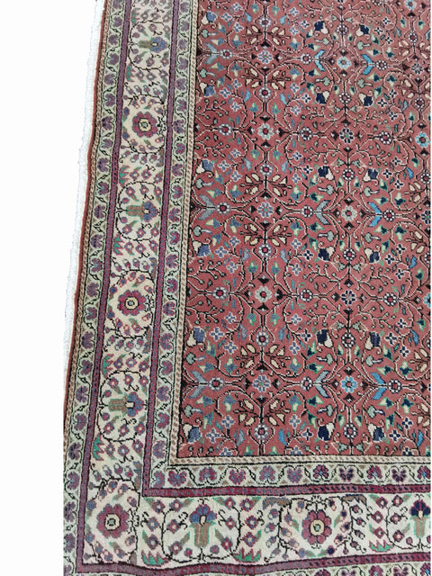 280 x 190 cm Old Anatolian Salmon pink Large Rug - Rugoutlet