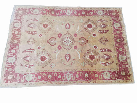 280 x 191 cm Ziegler Antique Yellow Large Rug - Rugmaster