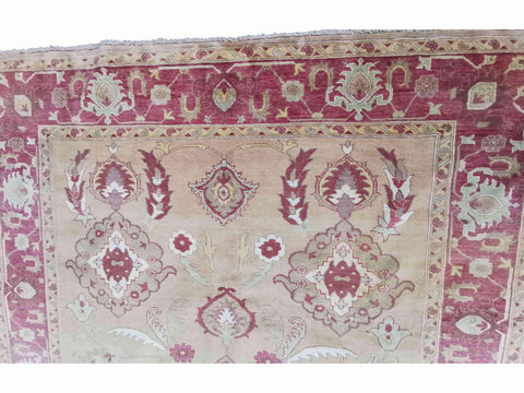 280 x 191 cm Ziegler Antique Yellow Large Rug - Rugmaster
