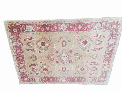 280 x 191 cm Ziegler Antique Yellow Large Rug - Rugmaster