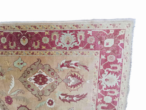 280 x 191 cm Ziegler Antique Yellow Large Rug - Rugmaster