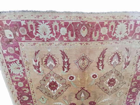 280 x 191 cm Ziegler Antique Yellow Large Rug - Rugmaster