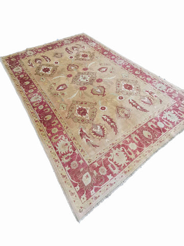 280 x 191 cm Ziegler Antique Yellow Large Rug - Rugmaster