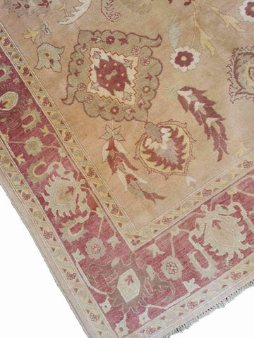 280 x 191 cm Ziegler Antique Yellow Large Rug - Rugmaster