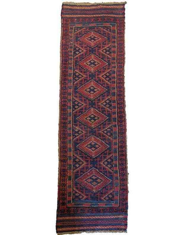 280 x 60 cm Mushwani Traditional Red Rug - Rugoutlet