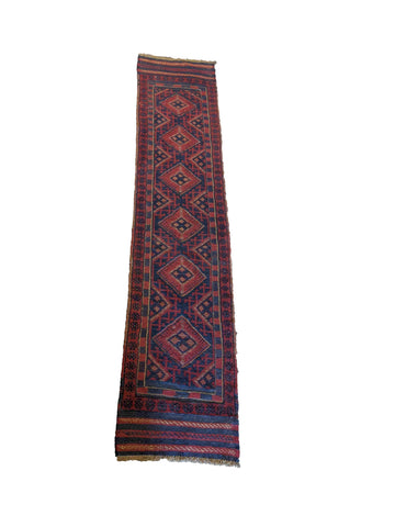280 x 60 cm Mushwani Traditional Red Rug - Rugoutlet