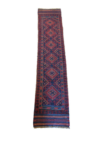 280 x 60 cm Mushwani Traditional Red Rug - Rugoutlet