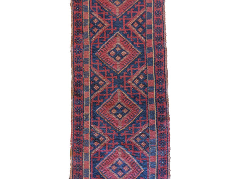 280 x 60 cm Mushwani Traditional Red Rug - Rugoutlet
