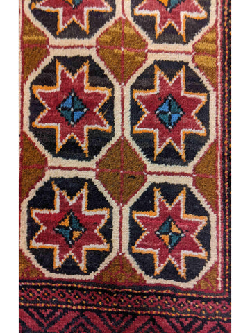 280 x 60 cm Persian Baluch Traditional Brown Rug - Rugoutlet