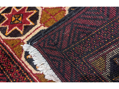 280 x 60 cm Persian Baluch Traditional Brown Rug - Rugoutlet