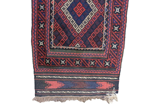 280 x 70 cm Afghan Mushwani Tribal Red Rug - Rugoutlet