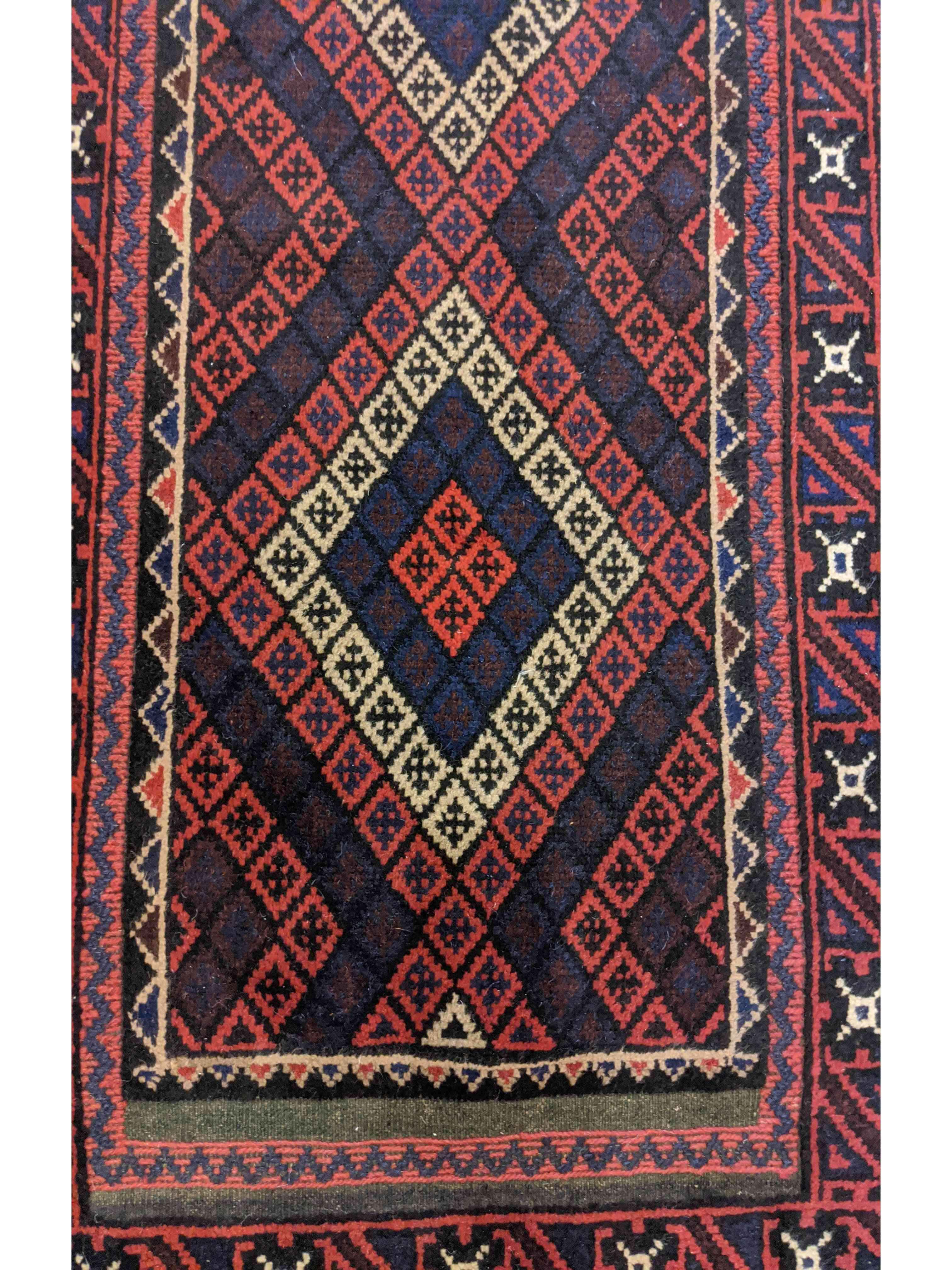 280 x 70 cm Afghan Mushwani Tribal Red Rug - Rugmaster
