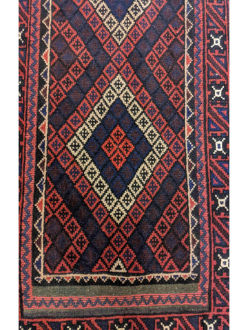 280 x 70 cm Afghan Mushwani Tribal Red Rug - Rugoutlet