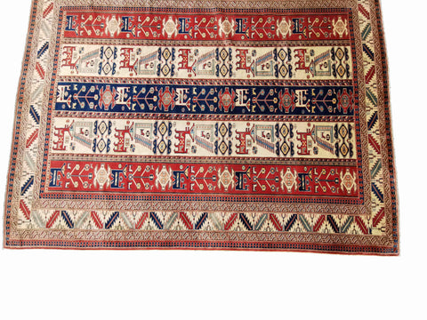 281 x 227 cm Fine Kazak Red Large Rug - Rugoutlet
